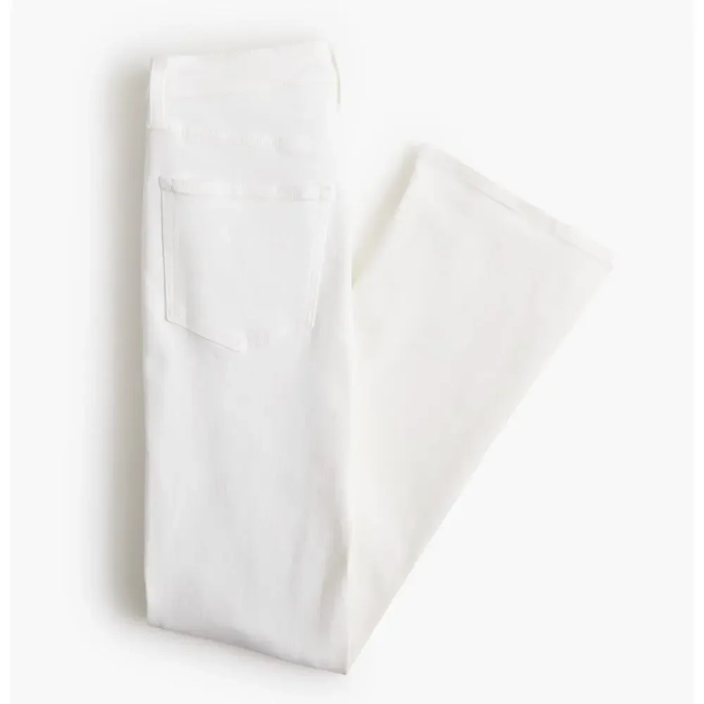 J.Crew Ankle Flare Jean in Signature Stretch+ Classic White Womens US 29 NWT - Picture 4 of 13